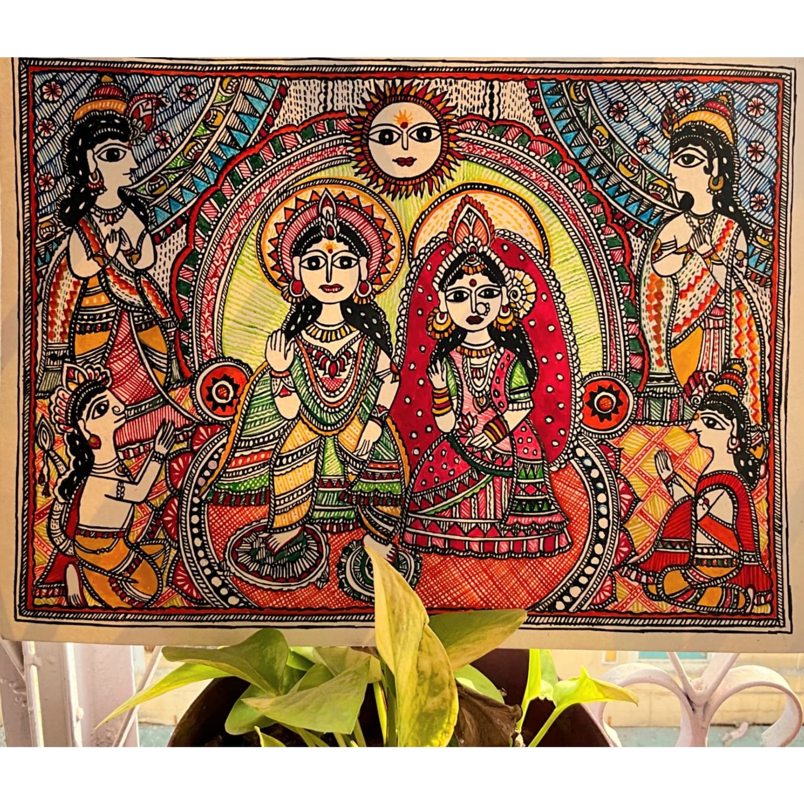 mithila painting 7 kanchan jha