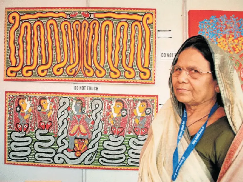 Madhubani Painting Artists Awarded Padma Shri  : Baua Devi