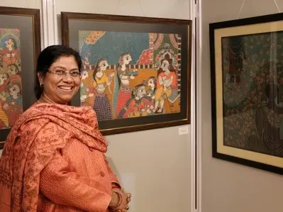 Madhubani Painting : Bharti Dayal